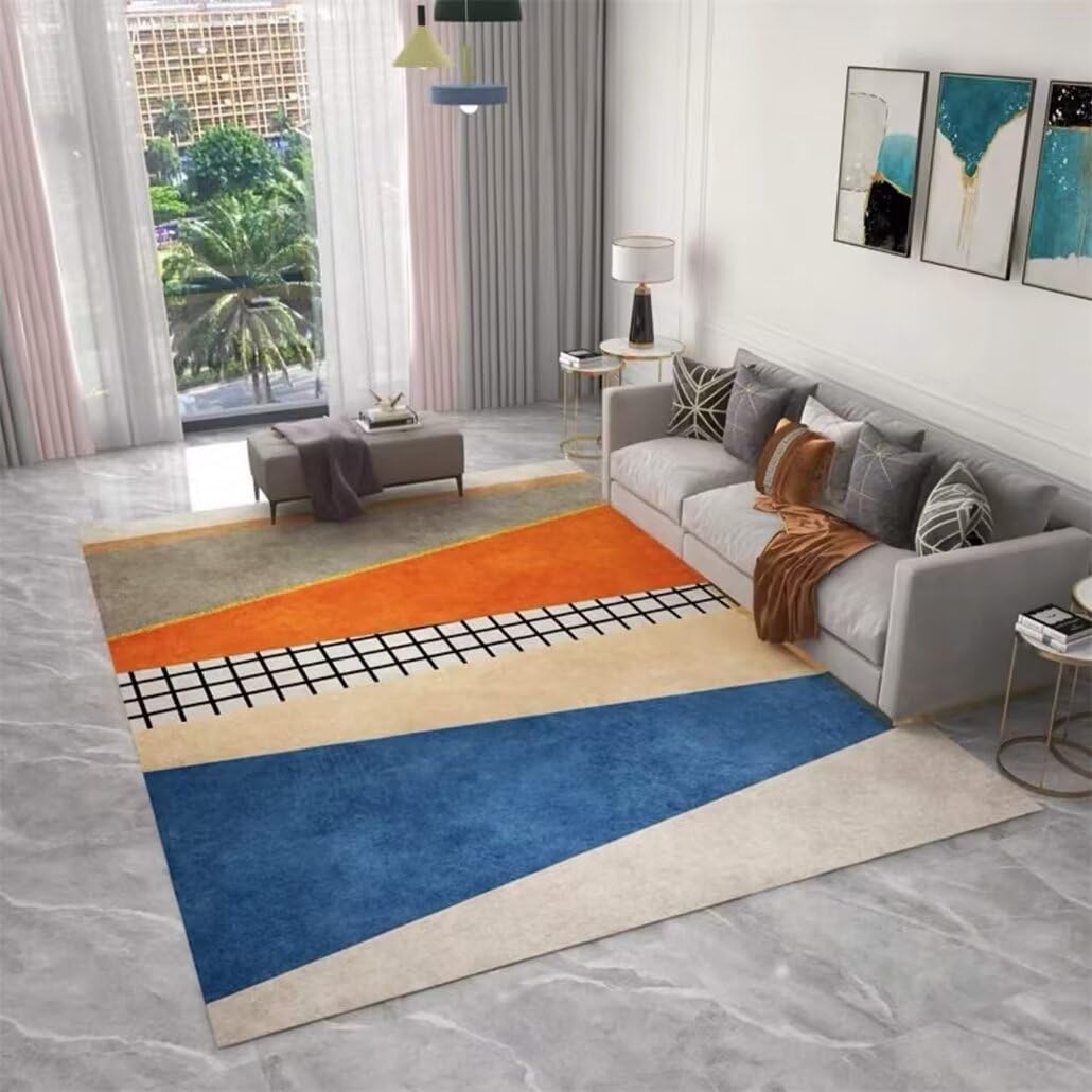 Tapis gamer sol chambre protège parquet antidérapant 140x210
