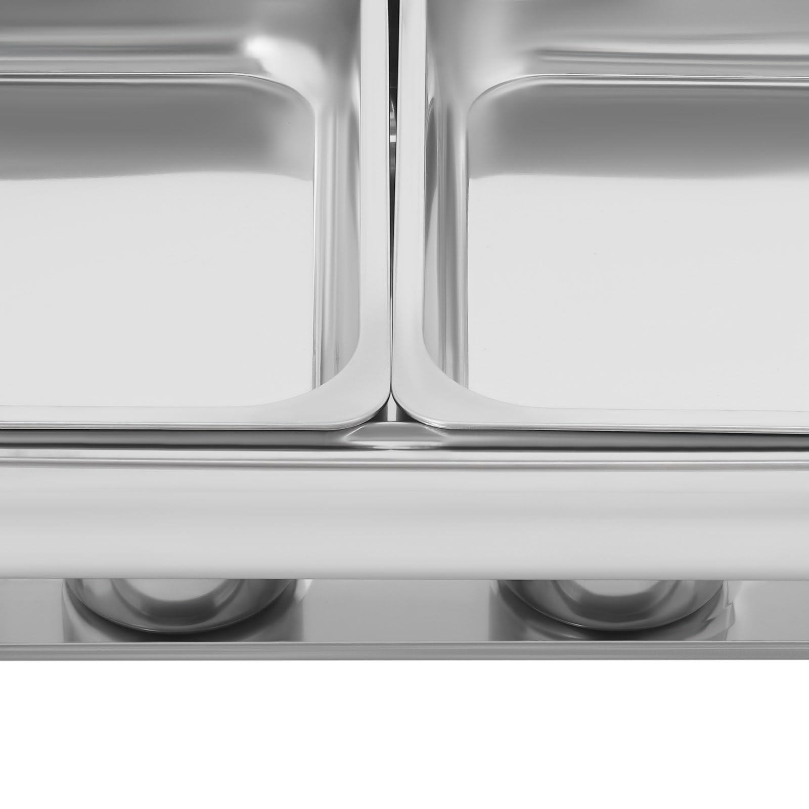 Set da buffet in acciaio inox da 9 l, scaldavivande con coperchio e 2 contenitori per combustibile, scaldavivande per feste, catering e feste di famiglia