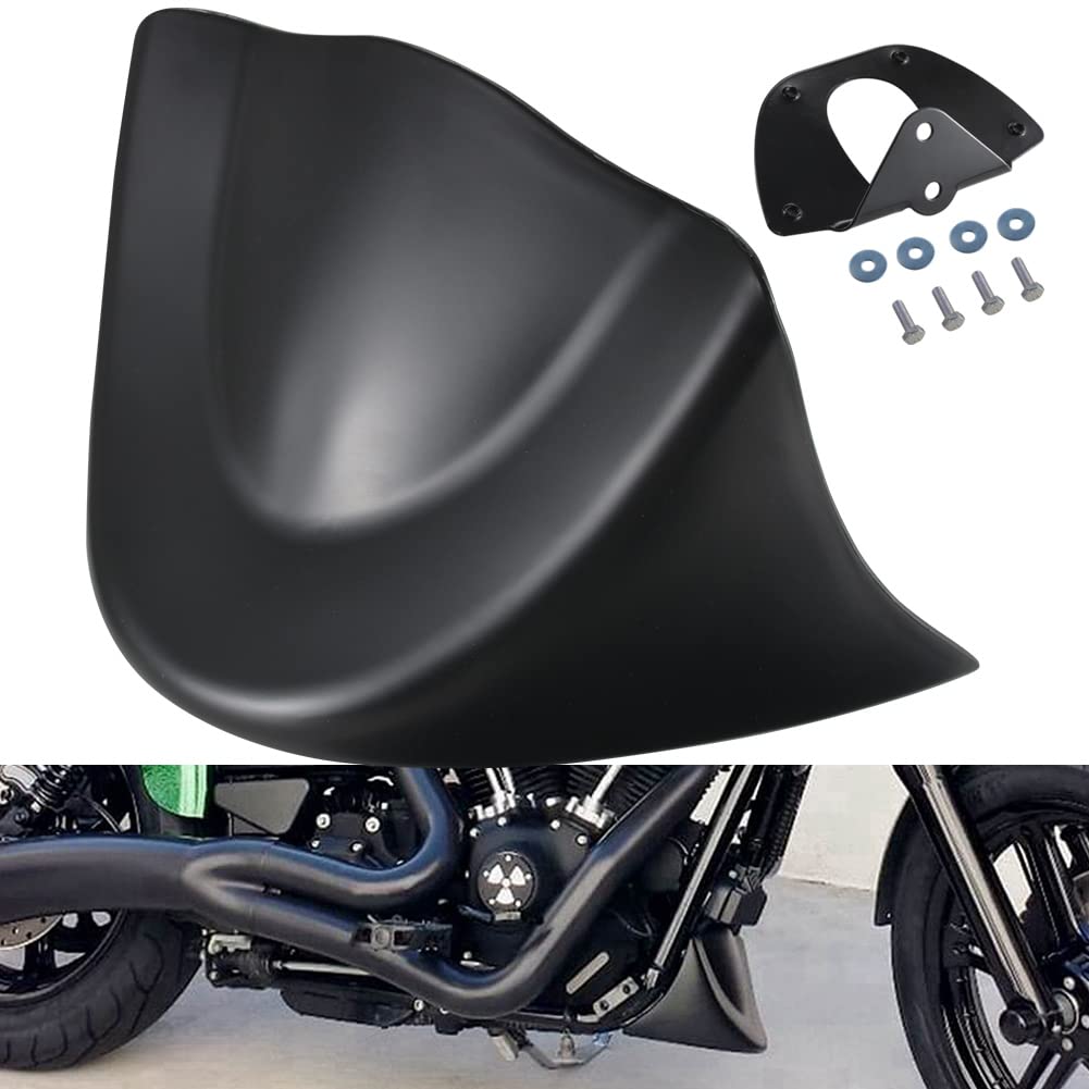 Spoiler Anteriore Per Harley Davidson Sportster 883/1200 - Nero ABS - Foto 10