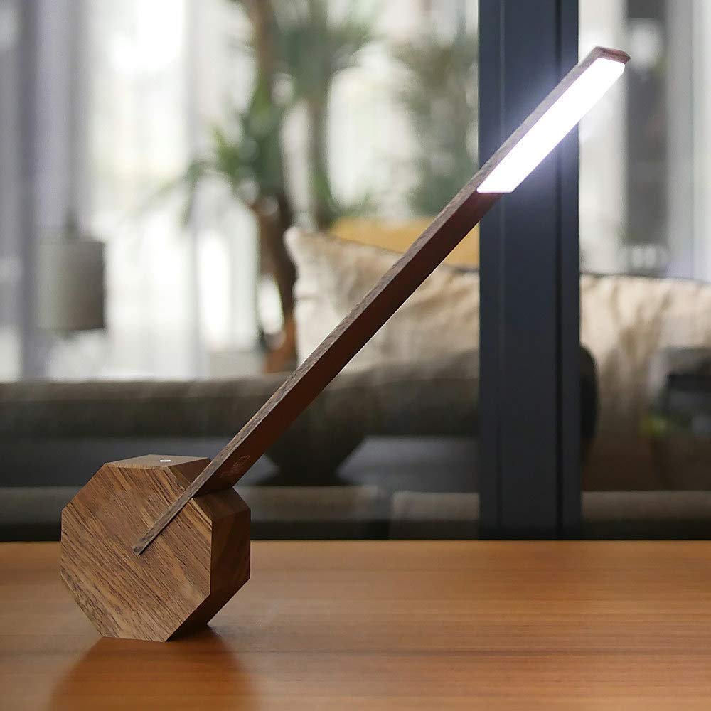 Gingko Design Octagon One Desk Lamp - Walnut - Amazon.com
