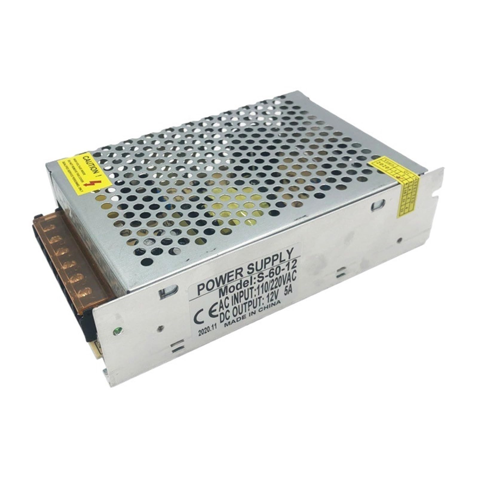 JJHQOKYNA Switching Power Supply 12V 5A AC to DC