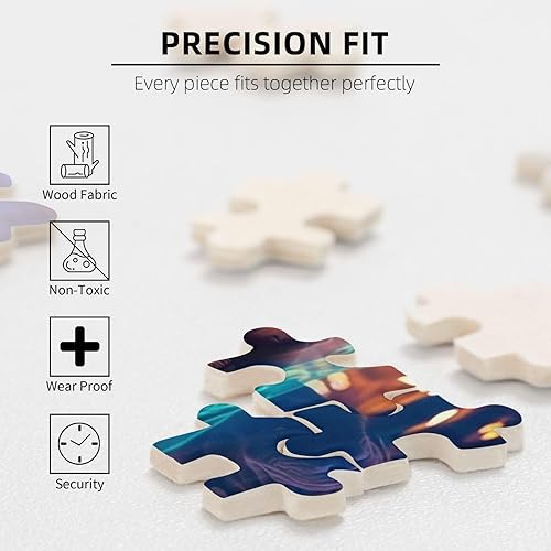 Miniatura 5 de Shar Pei - Rompecabezas de madera de perro de 1000 piezas, sorpresa para la decoración del hogar, rompecabezas artístico, regalo único de cumpleaños