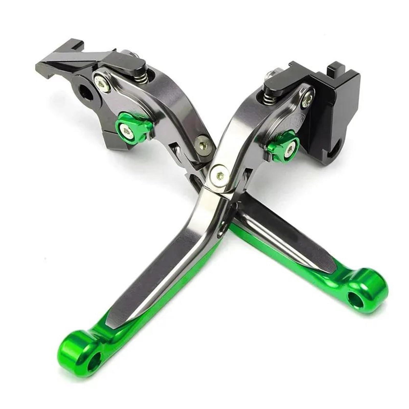 Mamxvkvzeu C Motorbike Brake Lutch Handle Levers Brake Lutch Levers Adjustable Folding Extendable For Ninja 500 Ex500 Z500 2023-2025 Klr650 2022-2024 Klx300-2025(C)