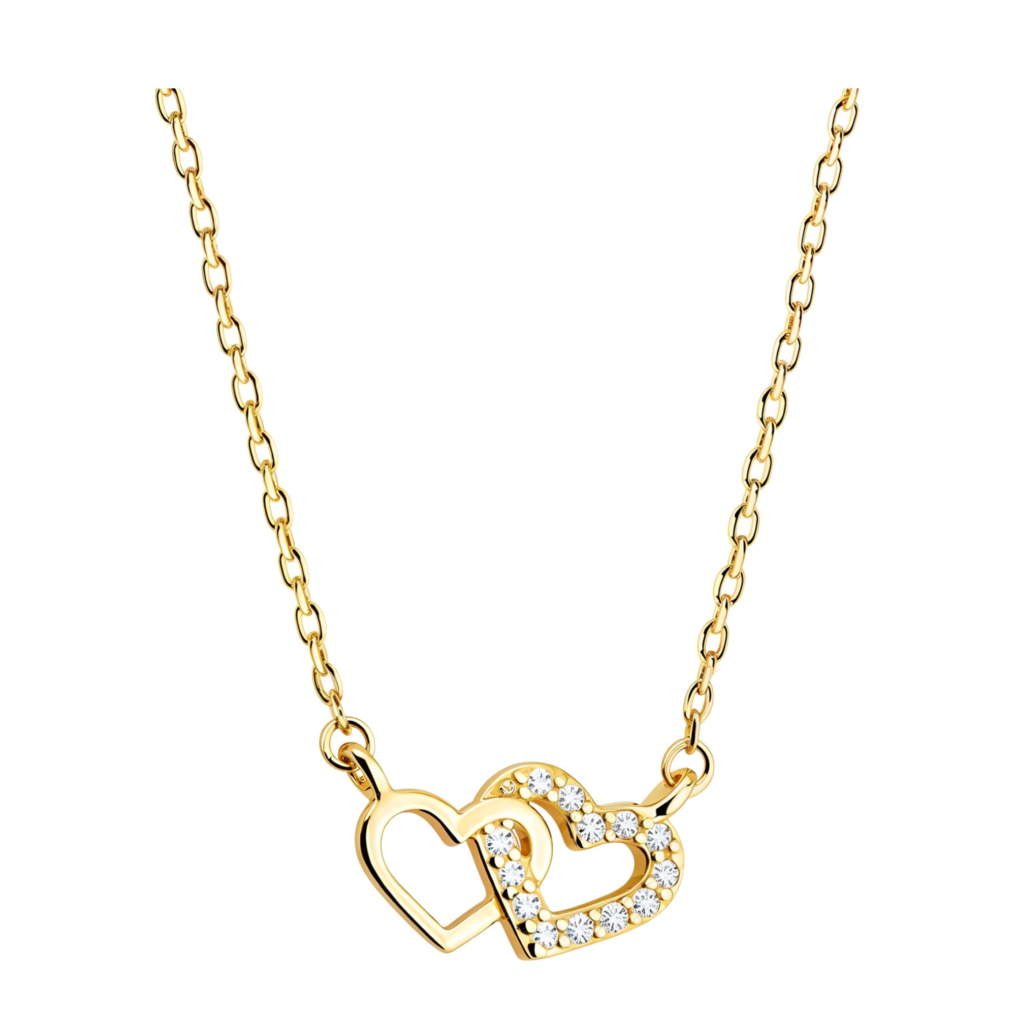 Sofia Milani Collar para Mujeres en Plata de Ley 925 - Con Circonita - Colgante de Corazón