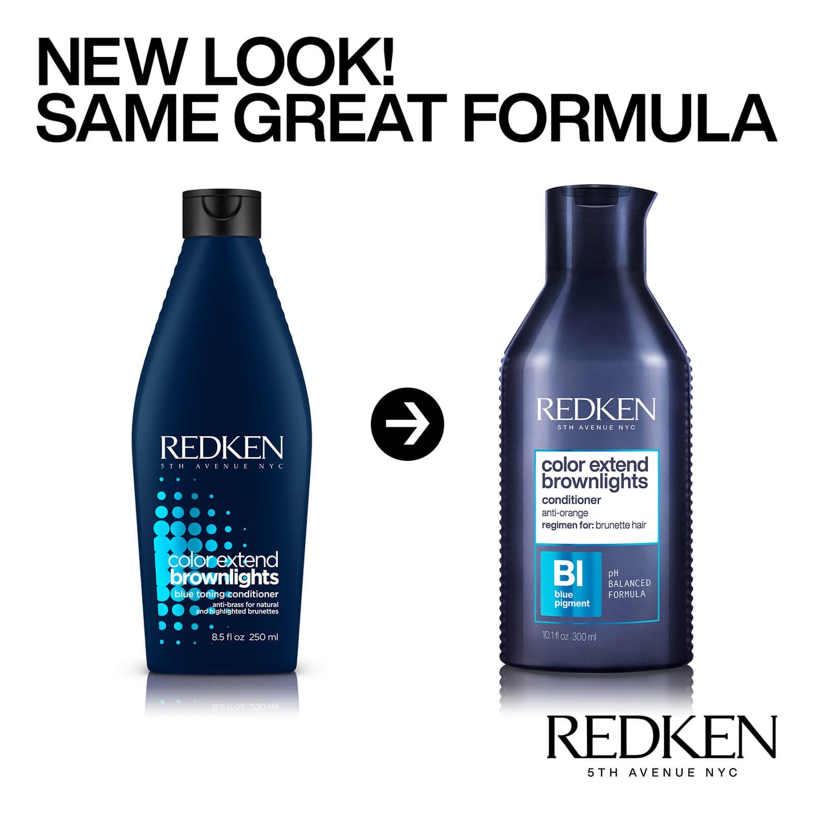 Redken | acondicionador, nutre el cabello y le da un tono más fresco, color Extend Brownlights, 300 ml