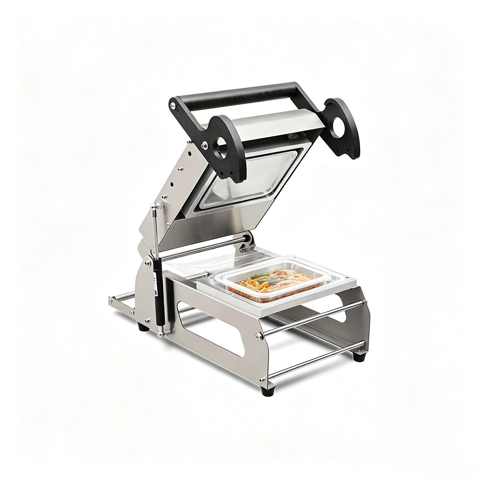 Scellant manuel de plateau pour la préparation des repas, machine de scellage de conteneurs alimentaires pour restaurants, emballage semi-automatique de boîte à déjeuner