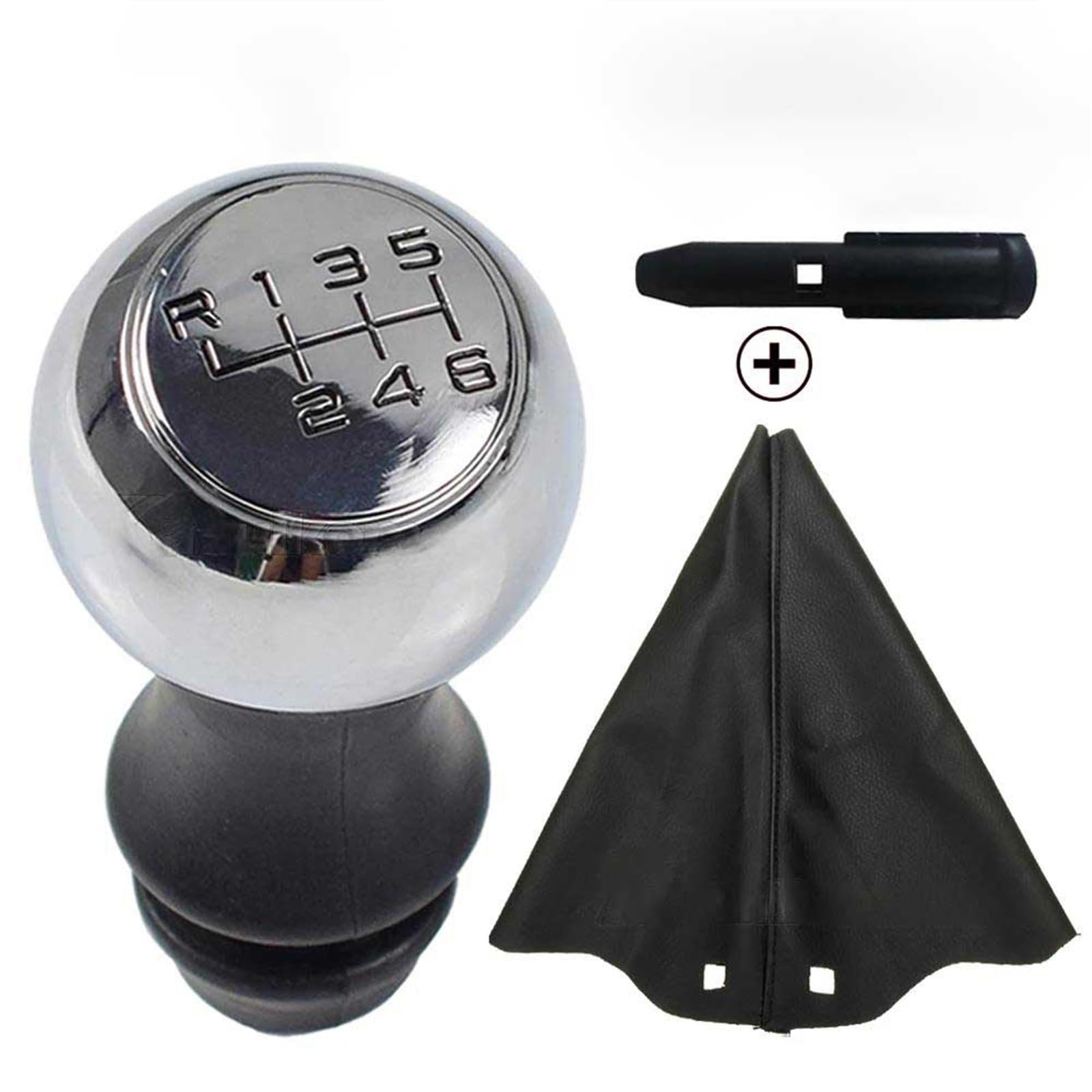 YDXHERTA for Peugeot 106/1007/206/107/306/307/308/2008/301/3008/406/508/605/807 Auto 5/6 Speed Manual Gear Stick Knob Lever Handball Spare Parts(6 Speed-Set)