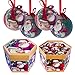 Produktbild The Christmas Workshop 14-Piece 75 mm Santa Design Decoupage Baubles
