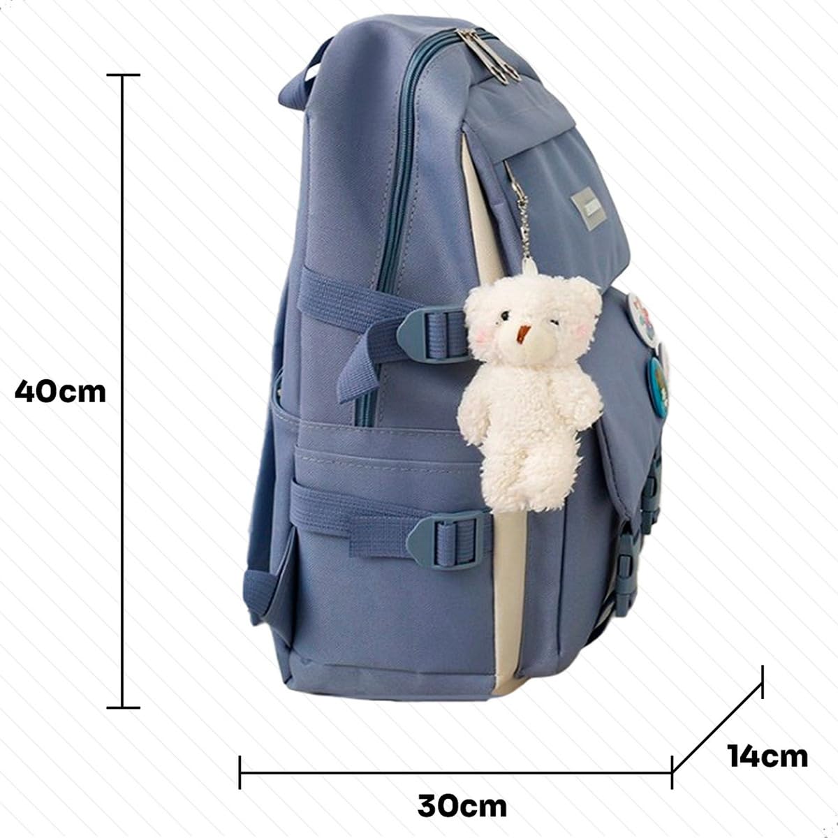 Kit Mochila Escolar Feminina 5 Peças Mochila Grande, Bolsa Lateral, Transversal, Estojo e Saquinho Ideal para Escola, Faculdade e Dia a Dia em promoção! Veja a oferta e mais achadinhos de Mochilas escolares 3 Hoje é o melhor dia para comprar Kit Mochila Escolar Feminina 5 Peças Mochila Grande, Bolsa Lateral, Transversal, Estojo e Saquinho Ideal para Escola, Faculdade e Dia a Dia com aquele preço maroto! Promoção! Aproveite a oferta! 3
