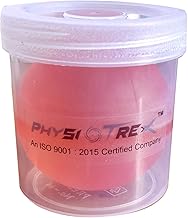 PHYSIOTREX® Gel Exercise Ball/Gel Ball For Exercise - Universal (Red) For Thumb Exerciser