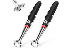 2PCS Magnetic Pickup Tool with 40lb Pull Force