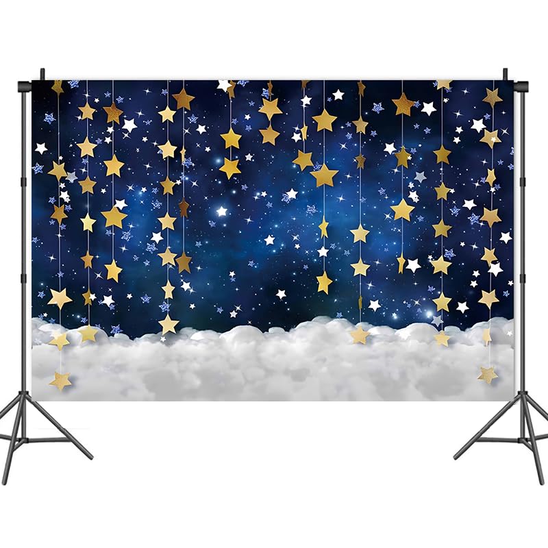 Fondo fotográfico Estrella Dorada Noche Nubosa 70.8 x 47.2 in miniatura 4