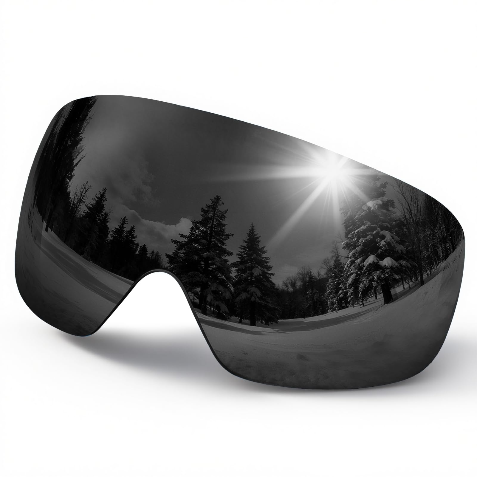 Snowalva Exklusive Ersatz-Skibrille Version 2, 8 Farben zur Auswahl der Gläser mit unterschiedlicher Lichtdurchlässigkeit
