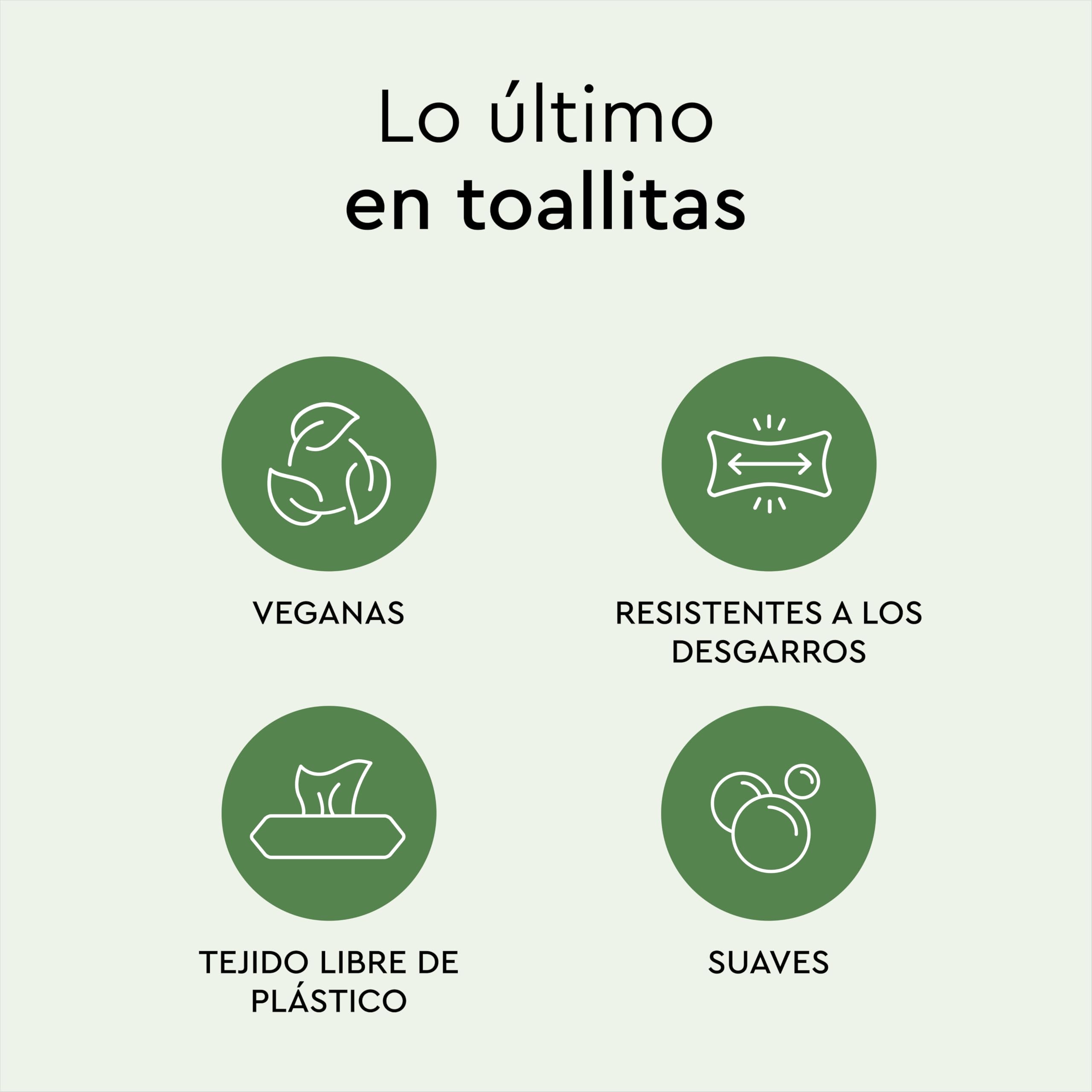 Toallitas húmedas naturales LILLYDOO green, 900 unidades (15x60), 100% sin plástico y resistentes – sin perfumes, limpieza delicada y suave para piel sensible, dermatológicamente testadas