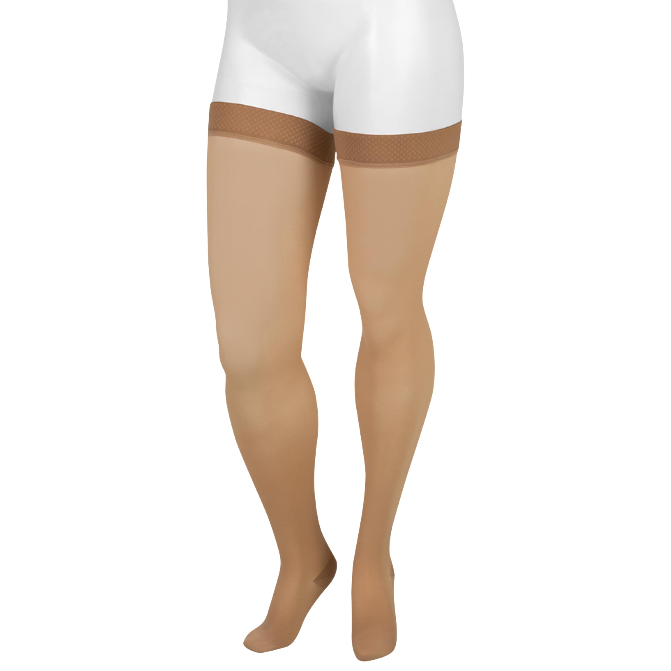 Juzo Basic 4411ag 20-30mmhg Thigh-High Closed Toe Compression Stocking