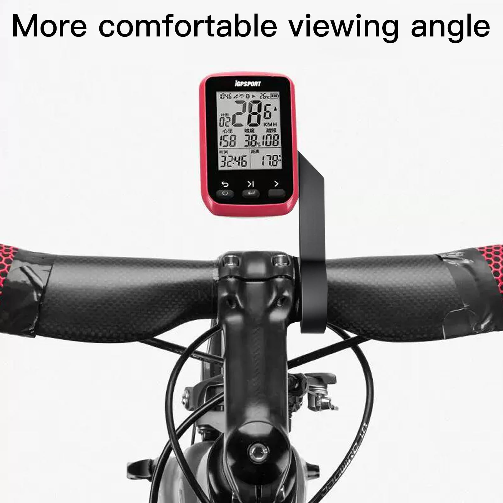 Supporto Manubrio Bici Per GPS E Computer - Nylon Per Diametro 31.8mm - Universale - Foto 8