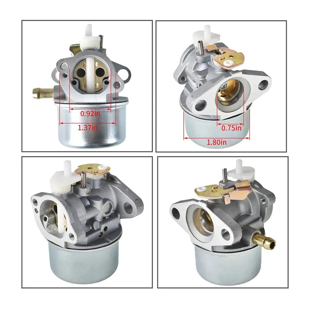 Parti 499059 Carburatore di Ricambio Adatto for Tosaerba 799869 792253 497586 Idropulitrice Carb Motori ad Albero Verticale 122000 121000(499059)