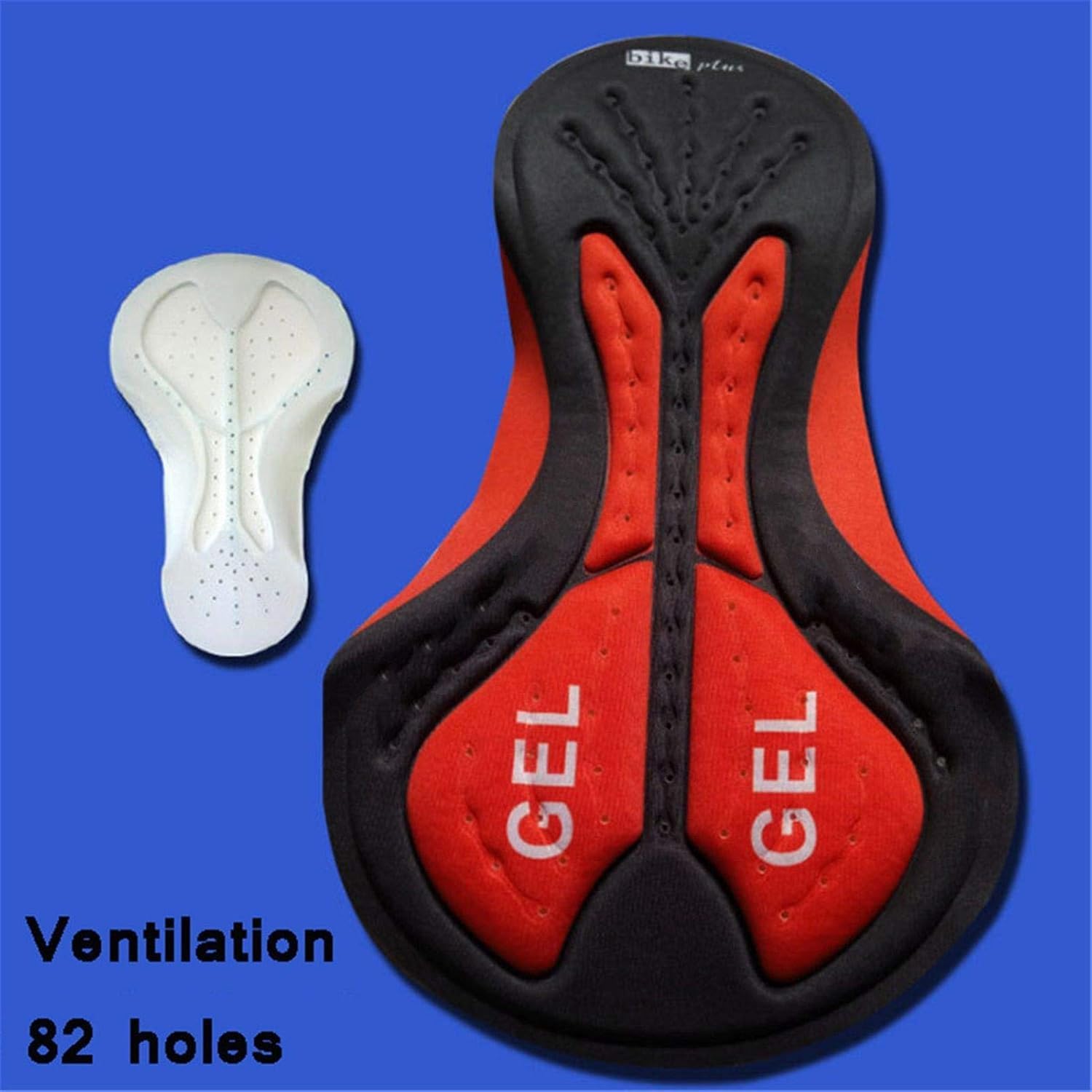 Short De Motard 3D Silicone épaissi Gel Rembourré Vélo Vélo sous-vêtements De Cyclisme Cuissards, B, M