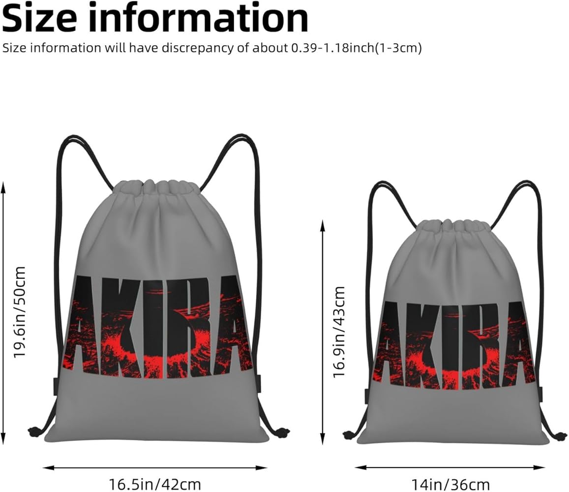 Amazon.co.jp: [EMNZPSDZ] AKIRAアキラ18ナップサック ジムサック 巾着
