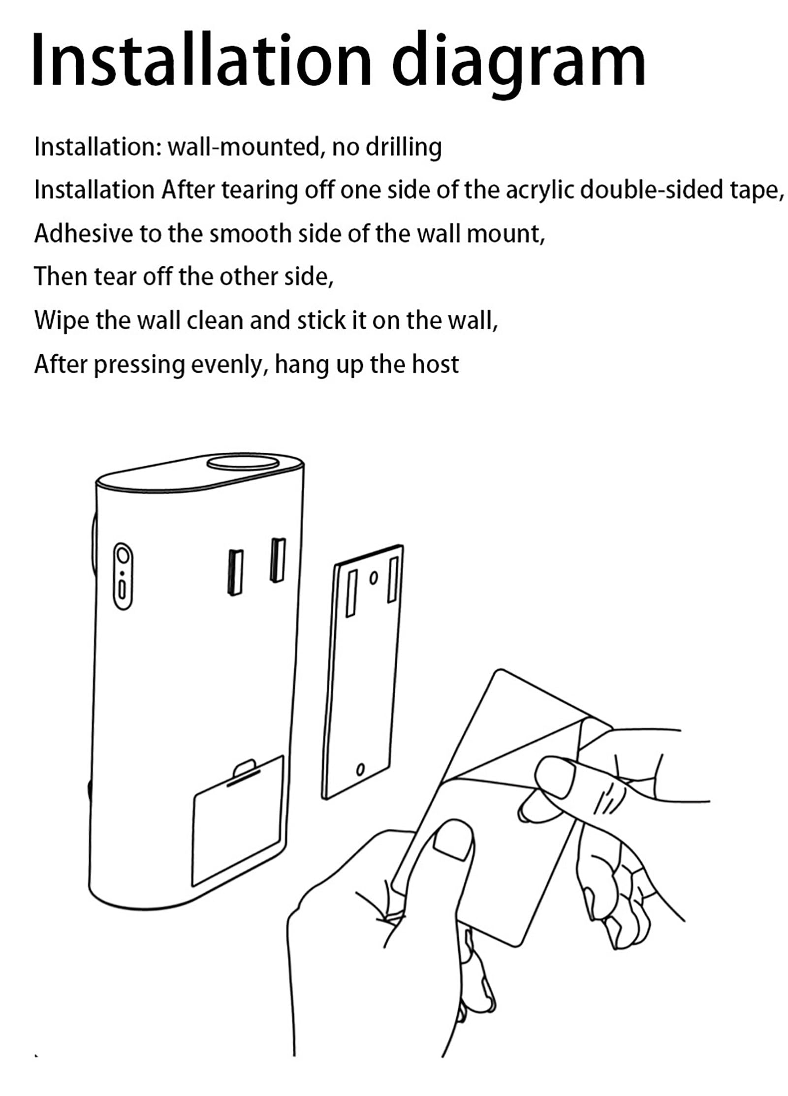 Máquina inteligente de enjuague bucal, dispensador de bebidas, dispensador de enjuague bucal de detección automática montado en la pared, solución de limpieza oral recargable con taza, color blanco