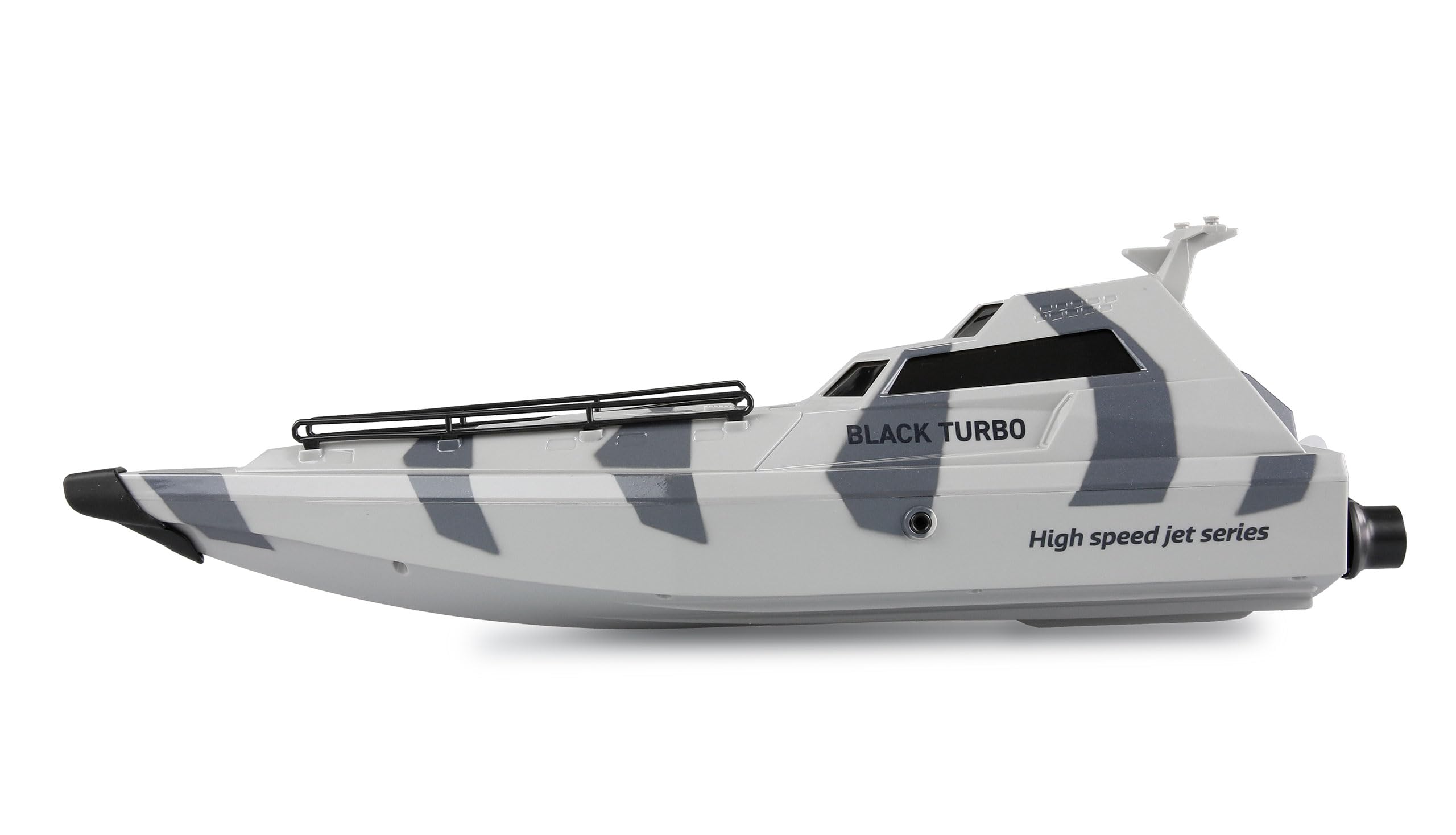 Amewi Black Turbo łódź wojskowa z napędem jet 28 km/h 420 mm RTR moro szary
