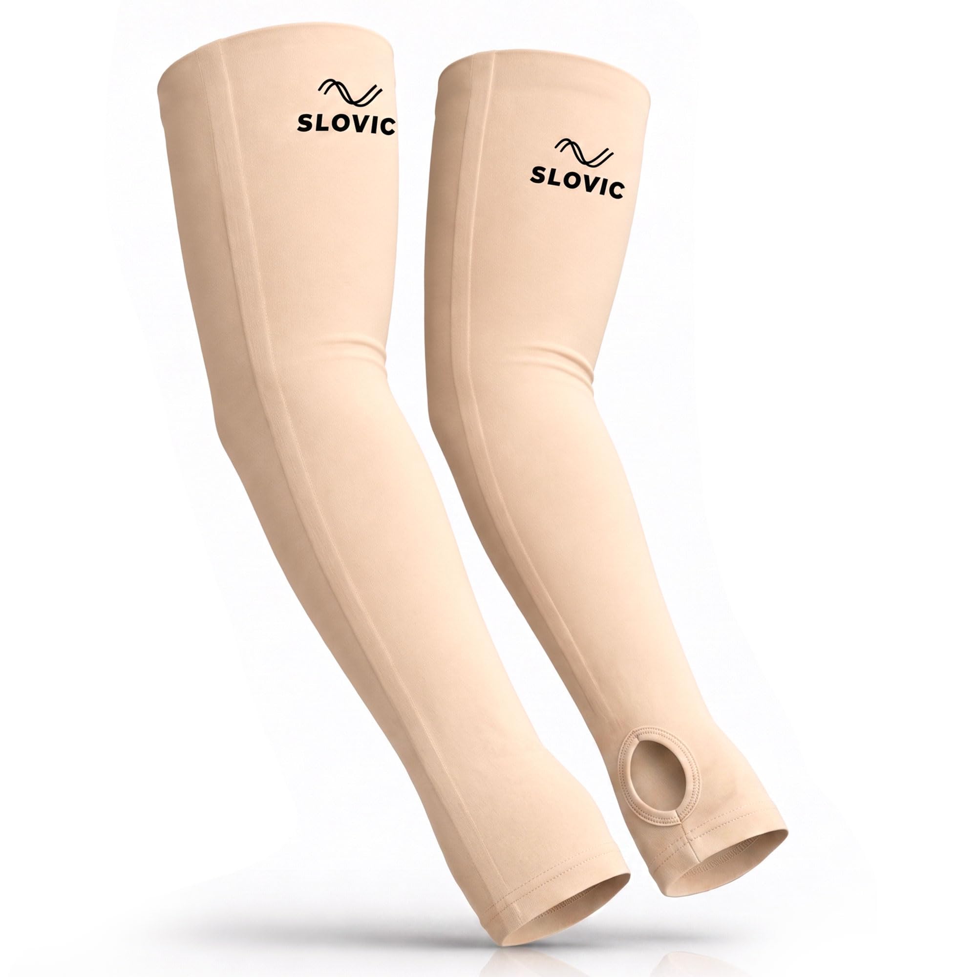 SLOVIC Arm Sleeves with Thumb Holes for Men & Women | Hand Gloves for Sun Protection | Riding Gloves for Bikers | Quick Dry & Breathable Hand Sleeves for Boys & Girls-image-43