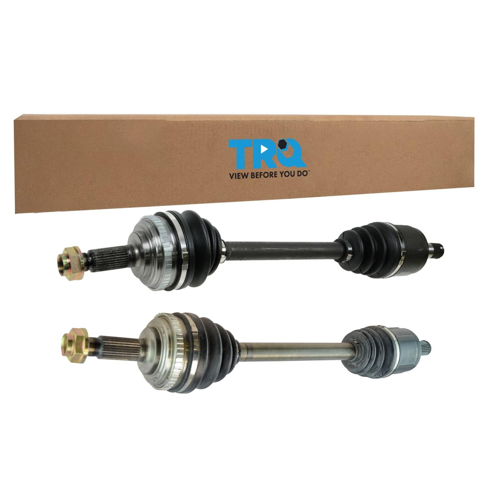 TRQ Front Driver and Passenger Side CV Axle Assembly Set 2 Piece