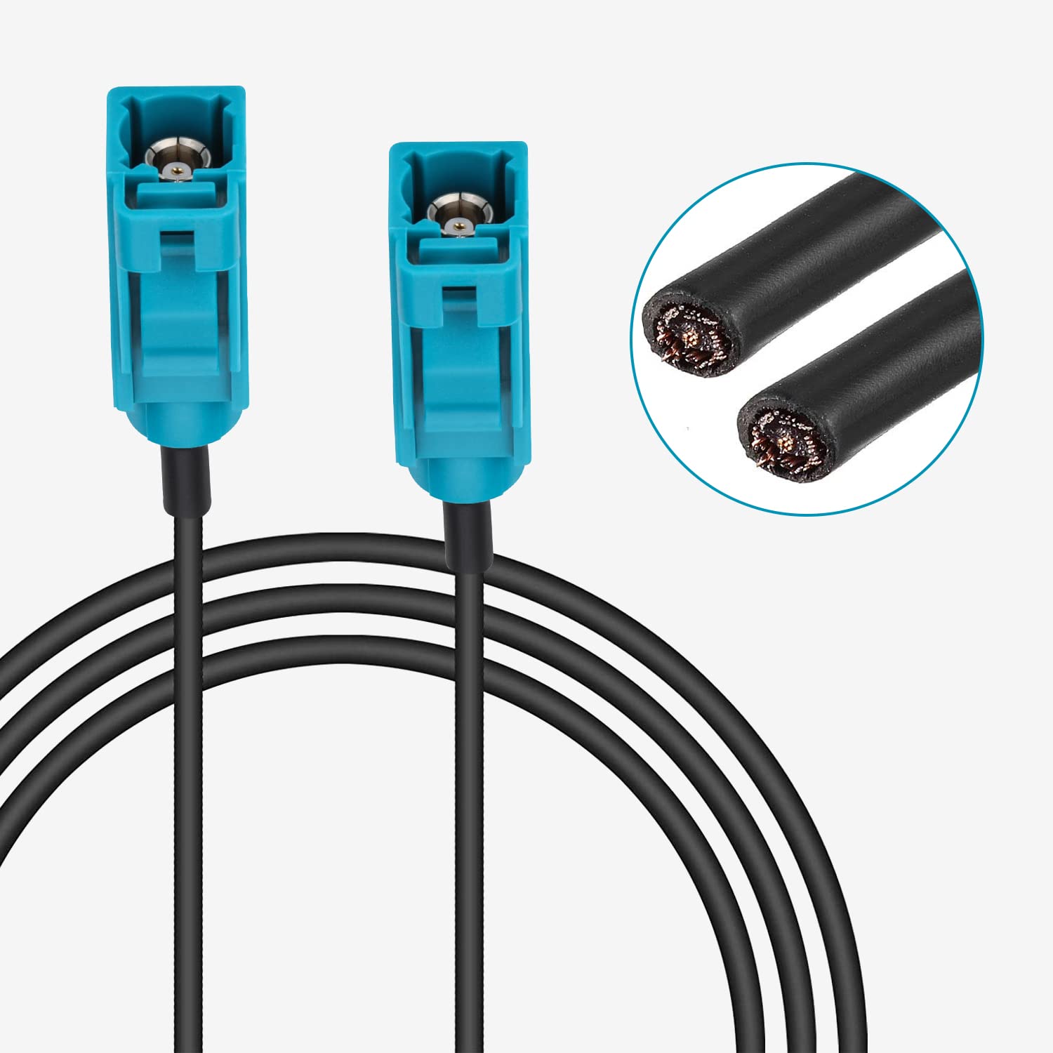 Adattatore Antenna Auto Fakra Z A SMA - 30cm Per GPS, Radio E Sirius XM