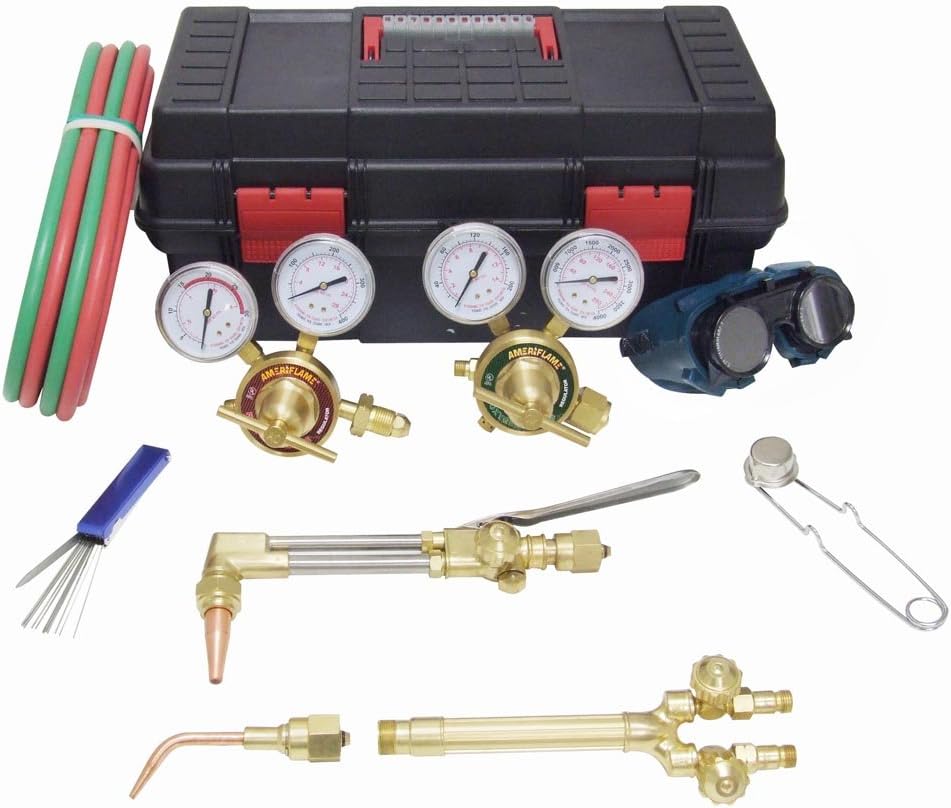 Ameriflame HS-HDU Heavy Duty Outfit for Welding, Brazing and Cutting, Complete with Tool Box