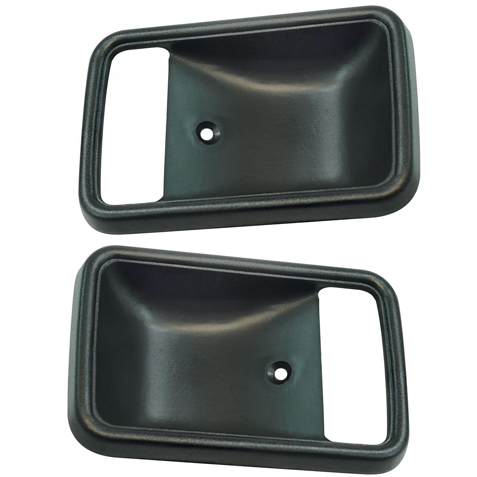 Driver & Passenger Side Interior Door Handle Bezel Set Black Compatible with 1979-1985 Mazda RX-7