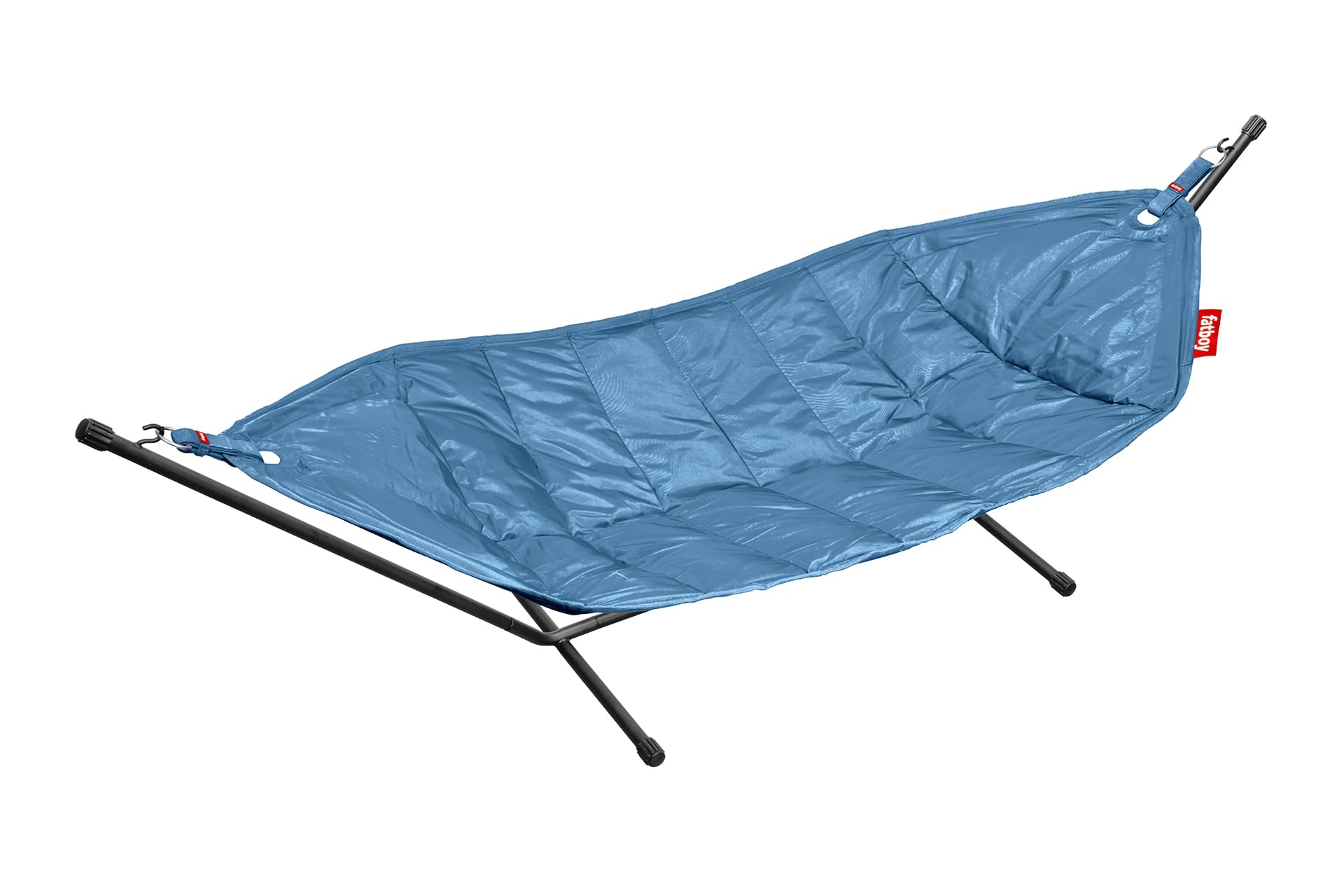 Fatboy® Headdemock Amaca da esterno con supporto per giardino, terrazzo blu - Amaca dondolo matrimoniale per 2 persone - 270 x 138 cm