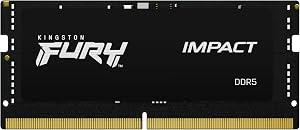Kingston FURY Impact PnP 16GB 5600MT/s DDR5 CL40 SODIMM Notebook Gaming Memory Single Module - KF556S40IB-16