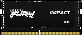 Módulo único de memória para laptop Kingston Fury Impact 16GB 5600MT/s DDR5 CL40 | Baixo consumo de energia | Intel XMP 3.0 | Plug N Play | KF556S40IB-16