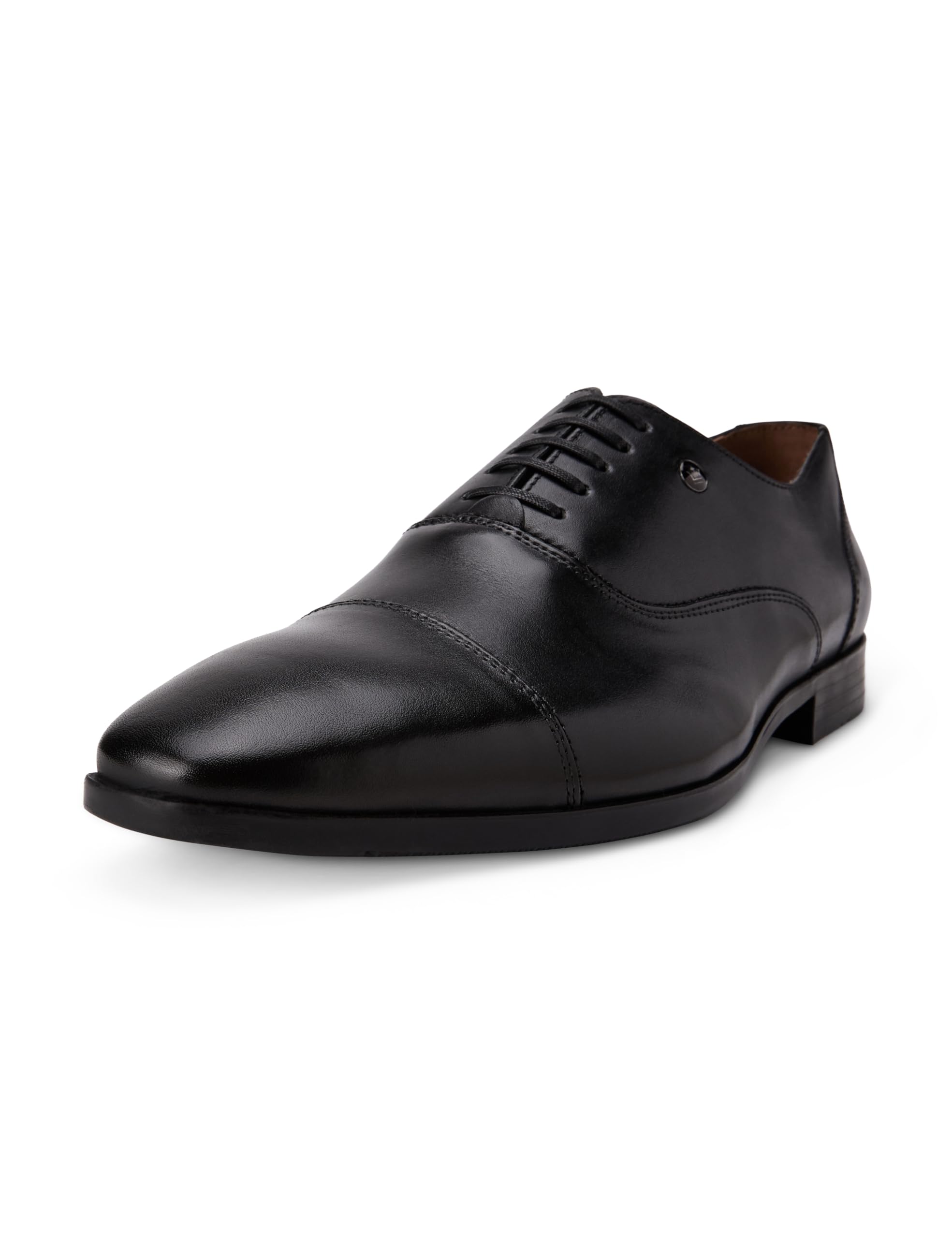 Men Solid Oxford Formal Imported Premium Leather Light Weight Breathable Lining Slip Resistant Flexible Toe Shoes-image-25