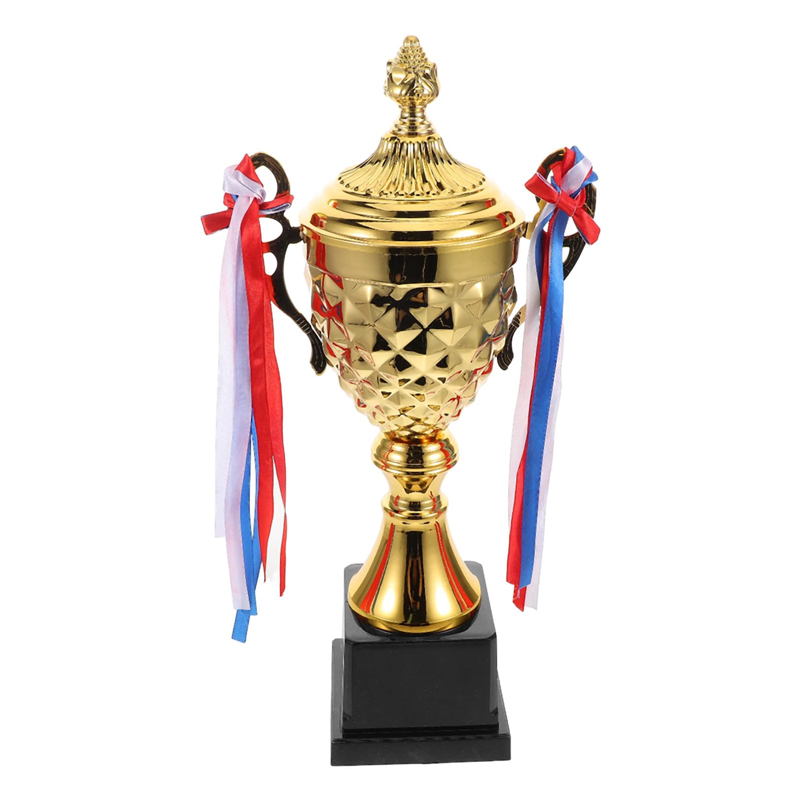 GALPADA Großer Sportpokal aus Metall Vielseitiger Wettbewerbspokal für Basketball Fußball Leichtathletik und Hockey Goldfarbener Siegerpokal für Turniere und Auszeichnungen