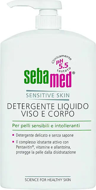 Sebamed Zeep Liquid Cleanser for Sensitive Skin, pH 5.5, 1000 ml