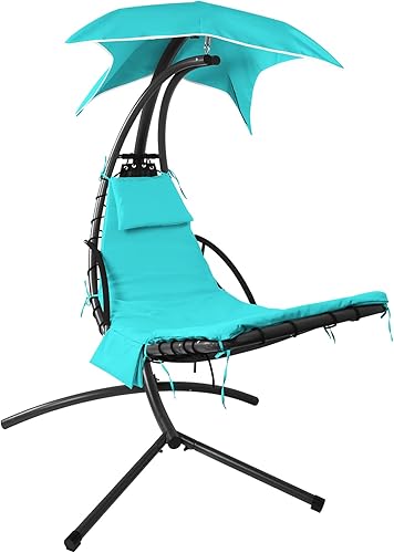 Lenahdale Hamaca para paraguas, silla de descanso, funda de cojín para columpio, lavable a máquina, impermeable, transpirable, tumbona colgante para