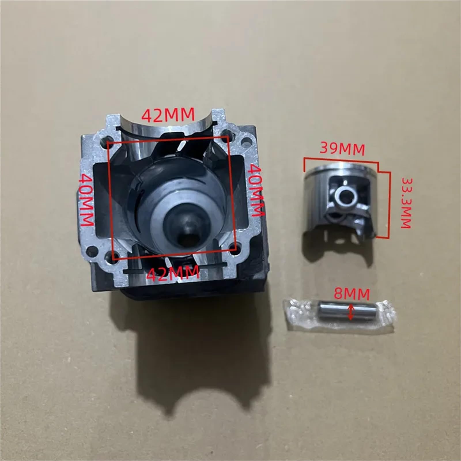 P021041760 Zestaw pierścieni tłokowych cylindra 39 mm pasuje do CS-355T CS355T do Shindaiwa 358Ts 35,8 cm3 2-suwowa piła łańcuchowa Części zamienne
