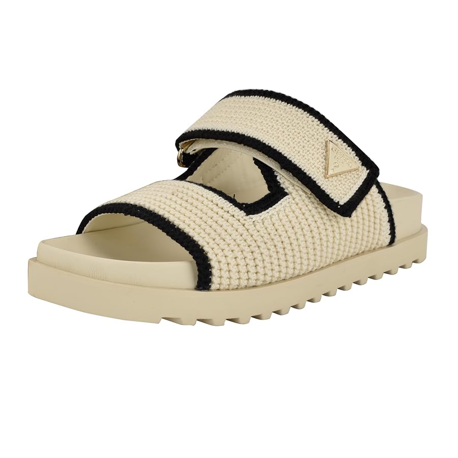 Amazon.com | Guess Women's FADENNA Flat Sandal, Light