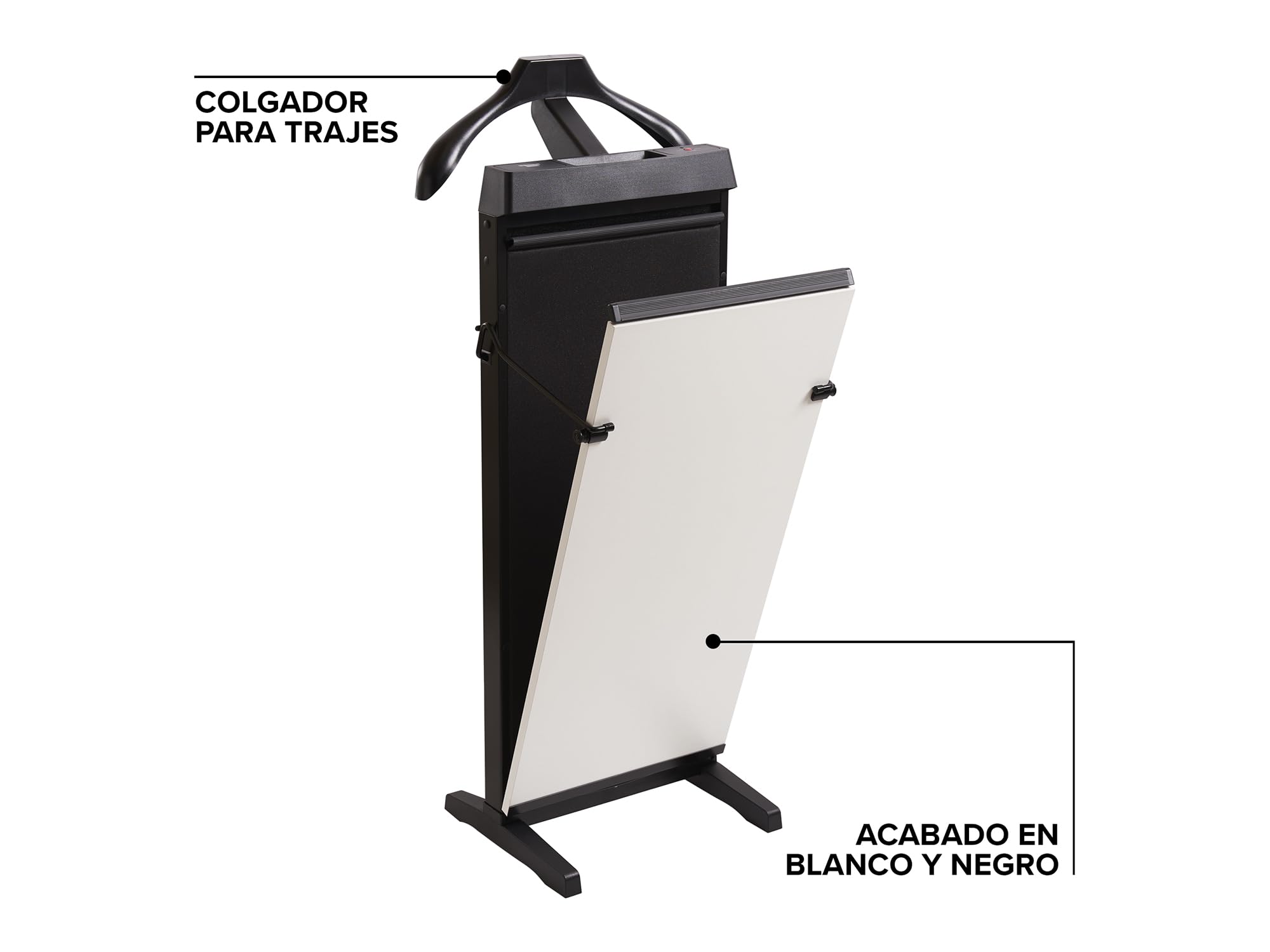 Corby – Prensa para planchar pantalones 3300, color blanco, 1 de niveles