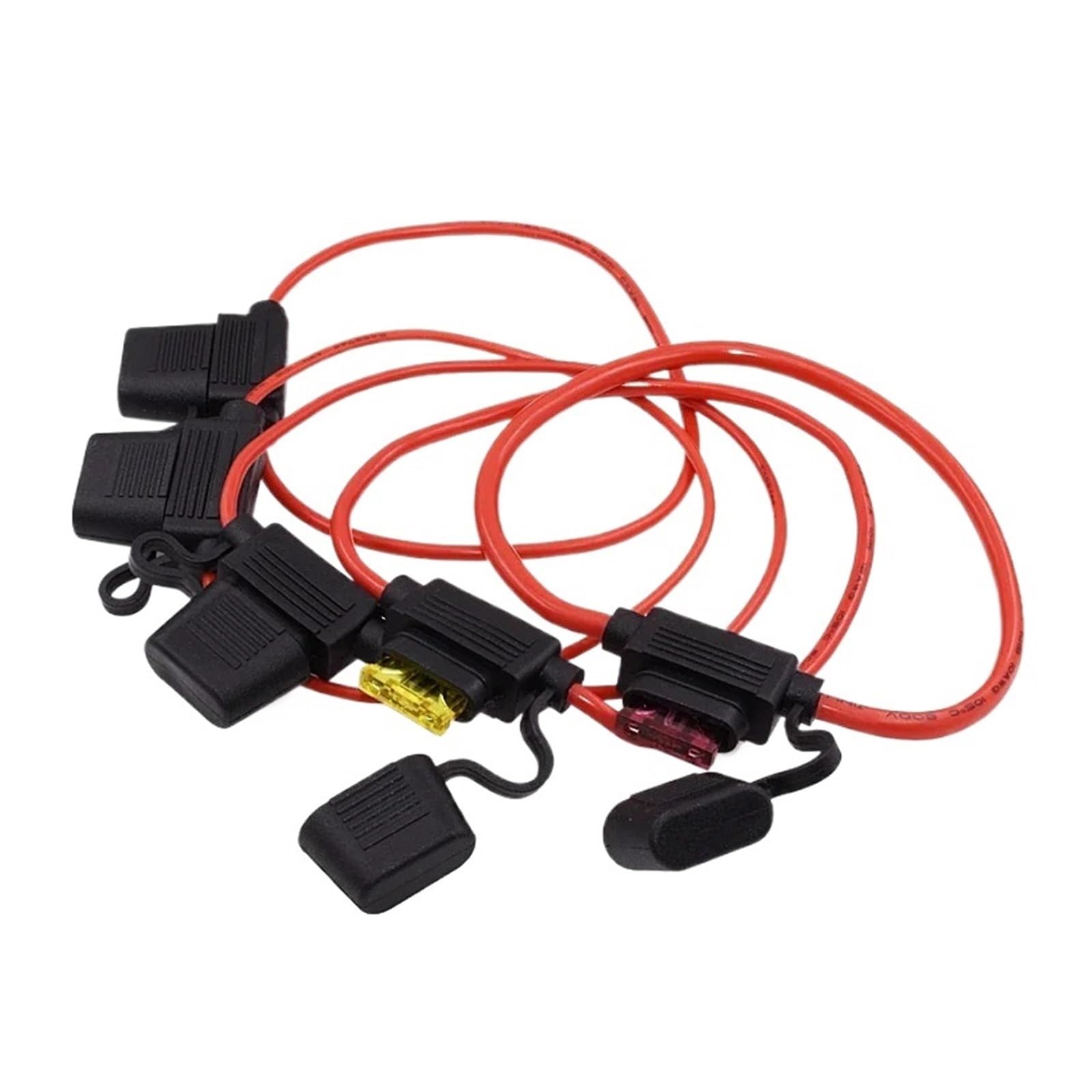 Portafusibile impermeabile 32 V piccolo e medio 18/16/14/12/10AWG e lama auto 2A 3A 5A 7. 10A 15A 20A 25A 30A 35A 40A (20A, Medium 1 coppia, 14 AWG)