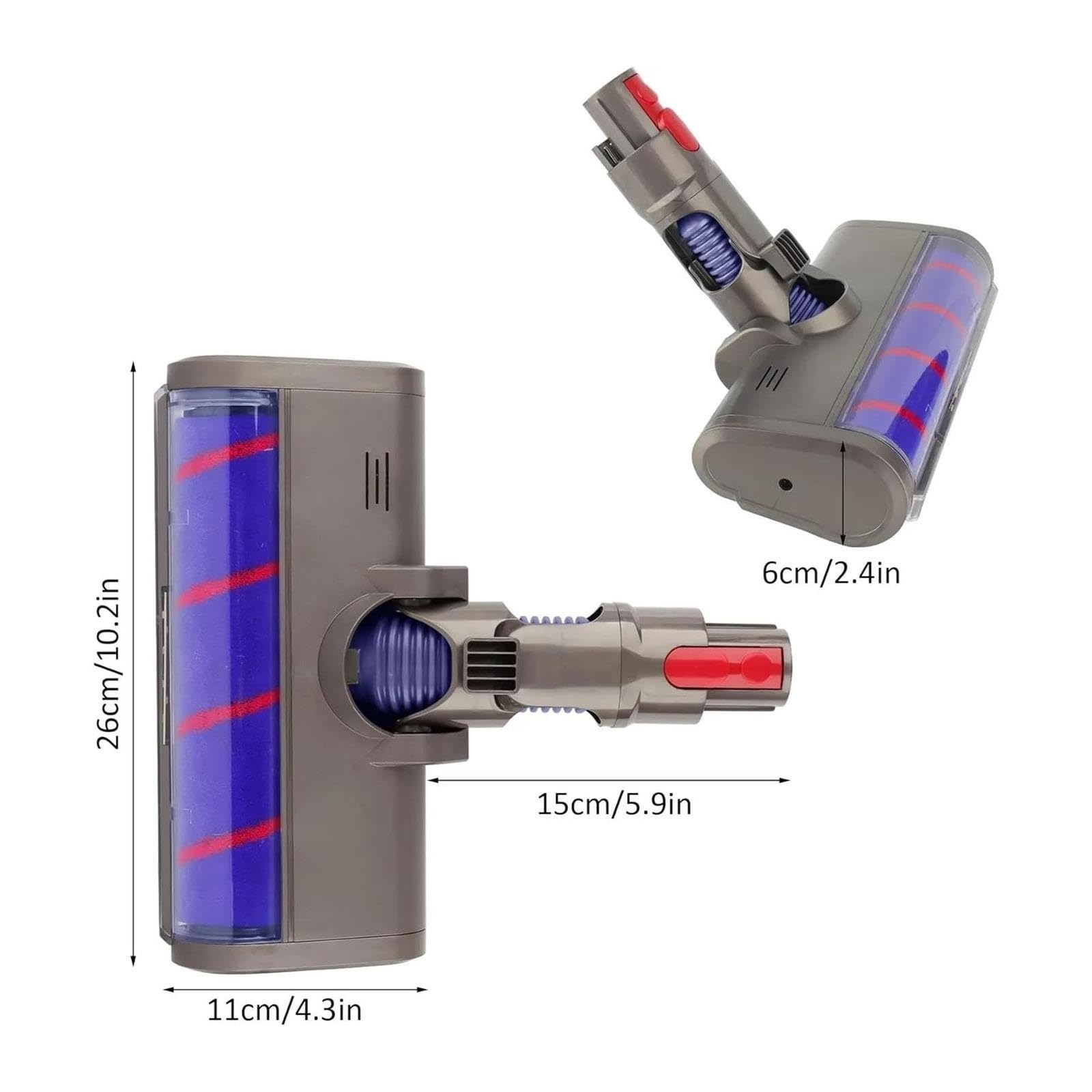 Cabezal de aspiradora para V15 V11 V10 V8 V7 SV12 SV14 cepillo suave