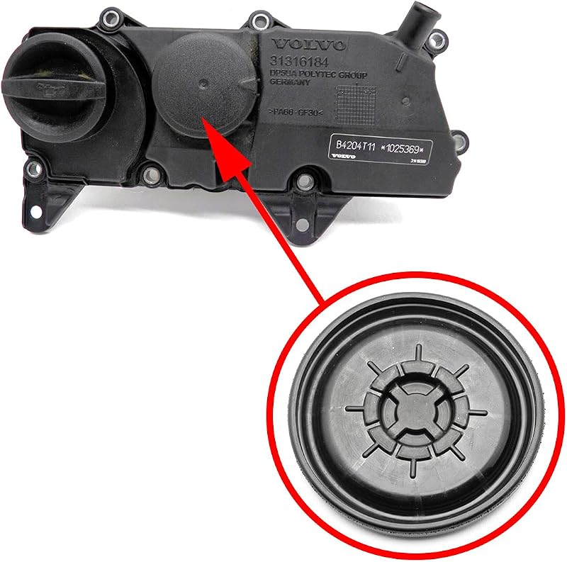 Diafragma da válvula PCV Klifex para separador de óleo Volvo 2.0L – 1 unidade