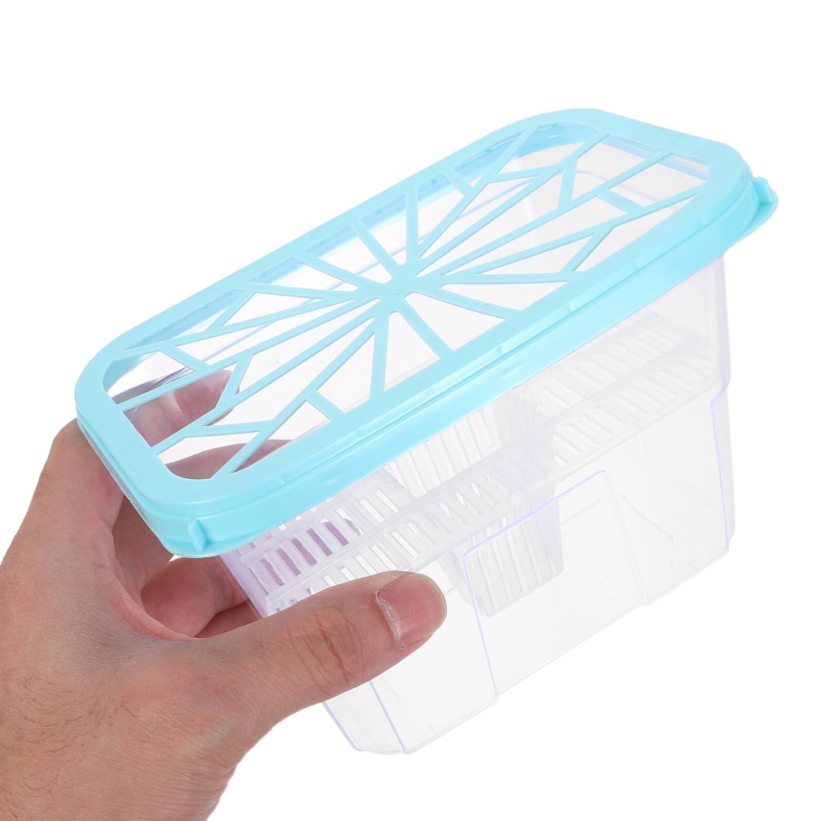 6piezas Caja Deshumidificadora Vacía de Plástico Contenedor Rellenable Tapa para Armarios Domésticos