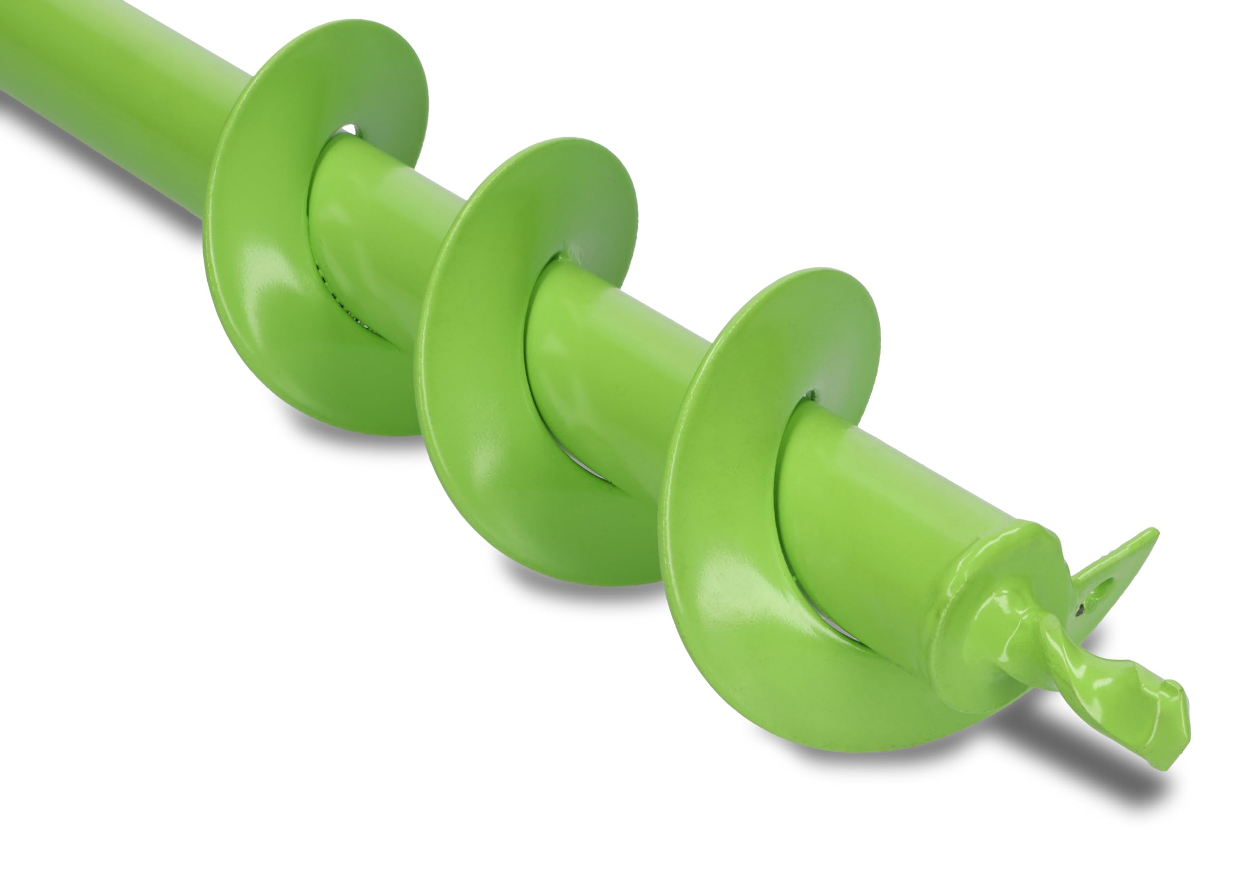 WERHE Punta da terra 80 mm Ø, lunga 450 mm per trapano e avvitatore a batteria – trivella da giardino per piantare senza sforzo fiori, arbusti e scavare fori per pali di recinzione