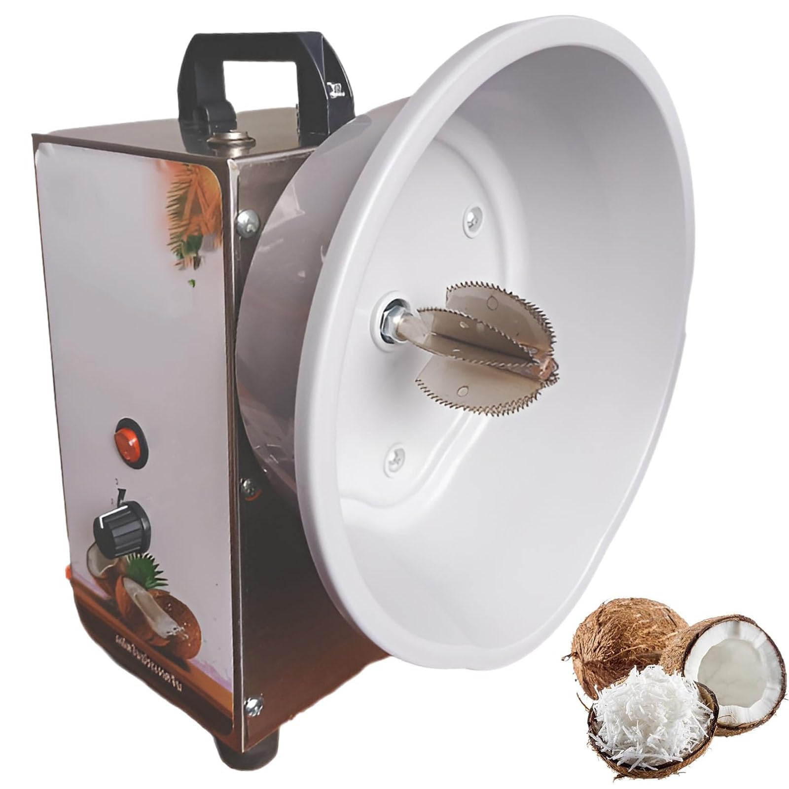 Râpe à noix de coco verticale électrique pour extraire la chair sans effort