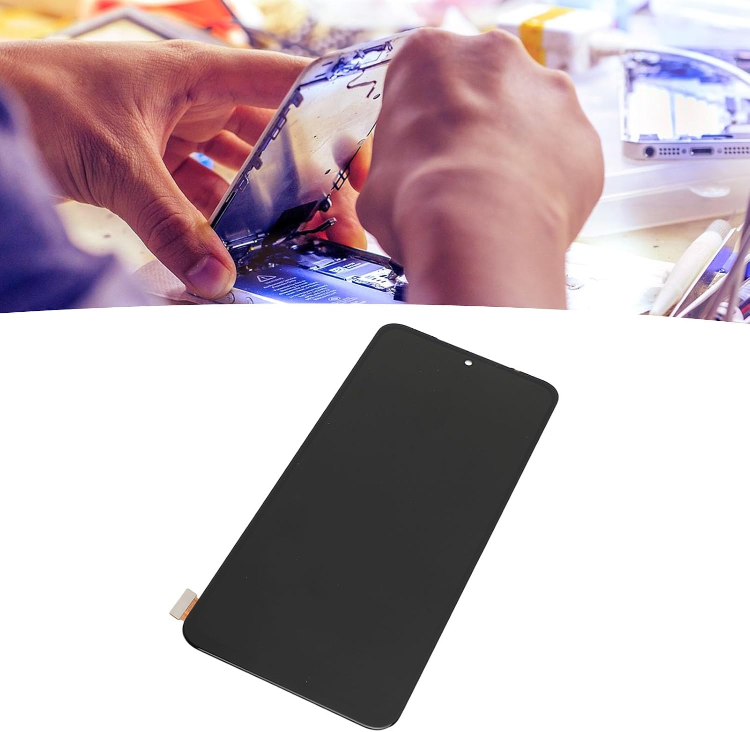 Screen Assembly, Replacement, Organic LED Display for Note 11, 11S with Unresponsive Displays, Cracked Screens, Touch Issues, Repair Essential Tools Included