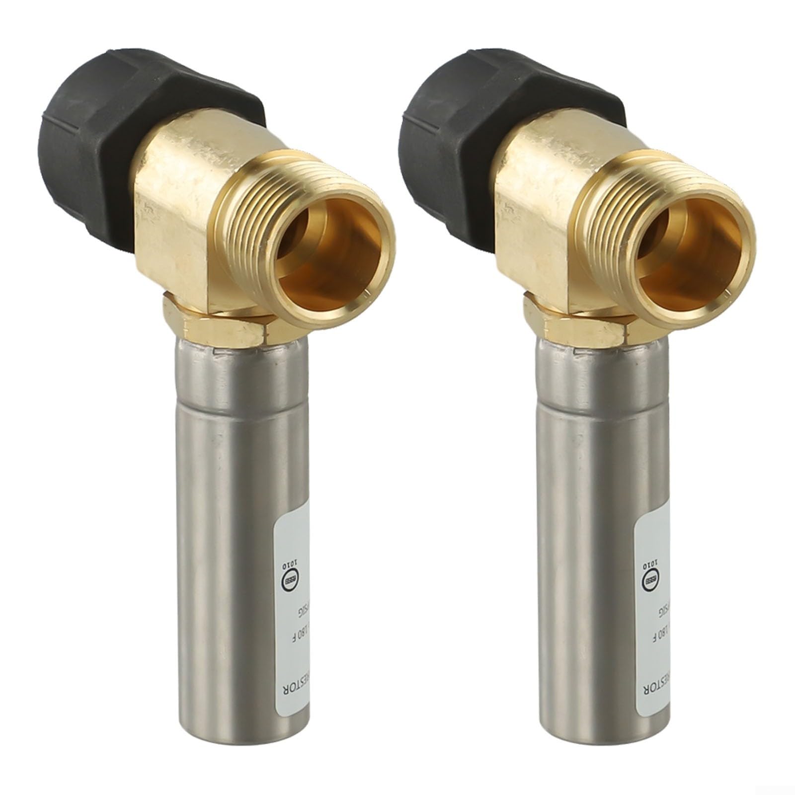 Robinet d'arrêt en acier inoxydable 7/8" pour toilettes