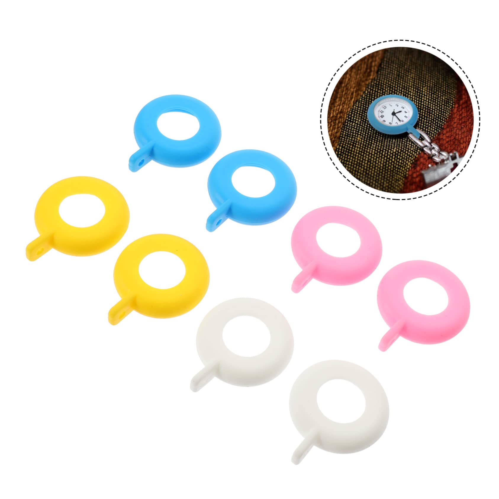 HEMOTON 40 Pz Custodia in Silicone per Orologio da Infermiera Studente di Infermieristica Orologio Infermieristico Astuccio Silicone Copertura dell'orologio alla Moda Accessori per Orologi