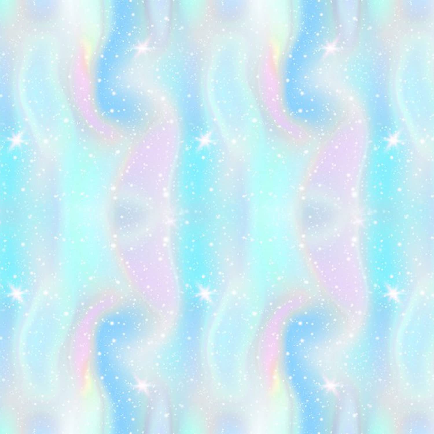 Girls Rainbow Fabric by The Yard, Gradient Rainbow Upholstery Fabric for Chairs Starry Sky Decorative Fabric, Teal Blue Ombre Outdoor Fabric, Iridescent Fabric, Turquoise Blue Pink 5 Yards — image 1